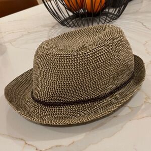 Nine West Woven Tan Hat